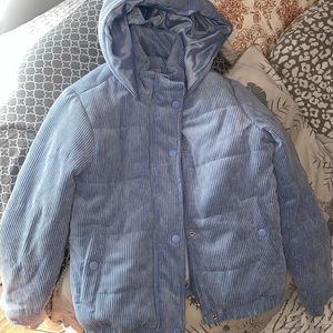 Corduroy blue jacket